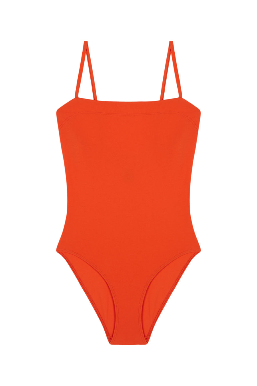 Straight-back swimsuit