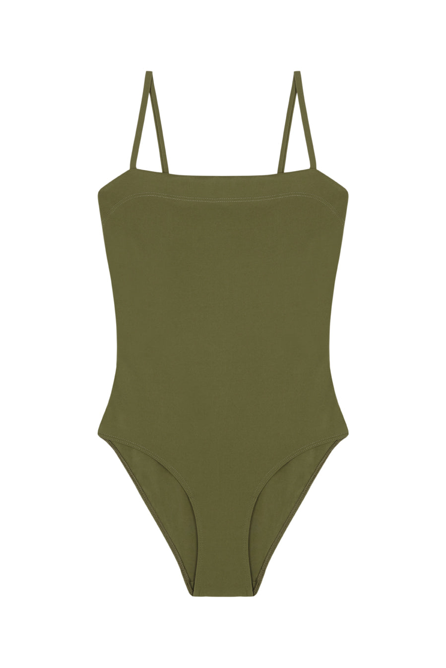 Straight-back swimsuit