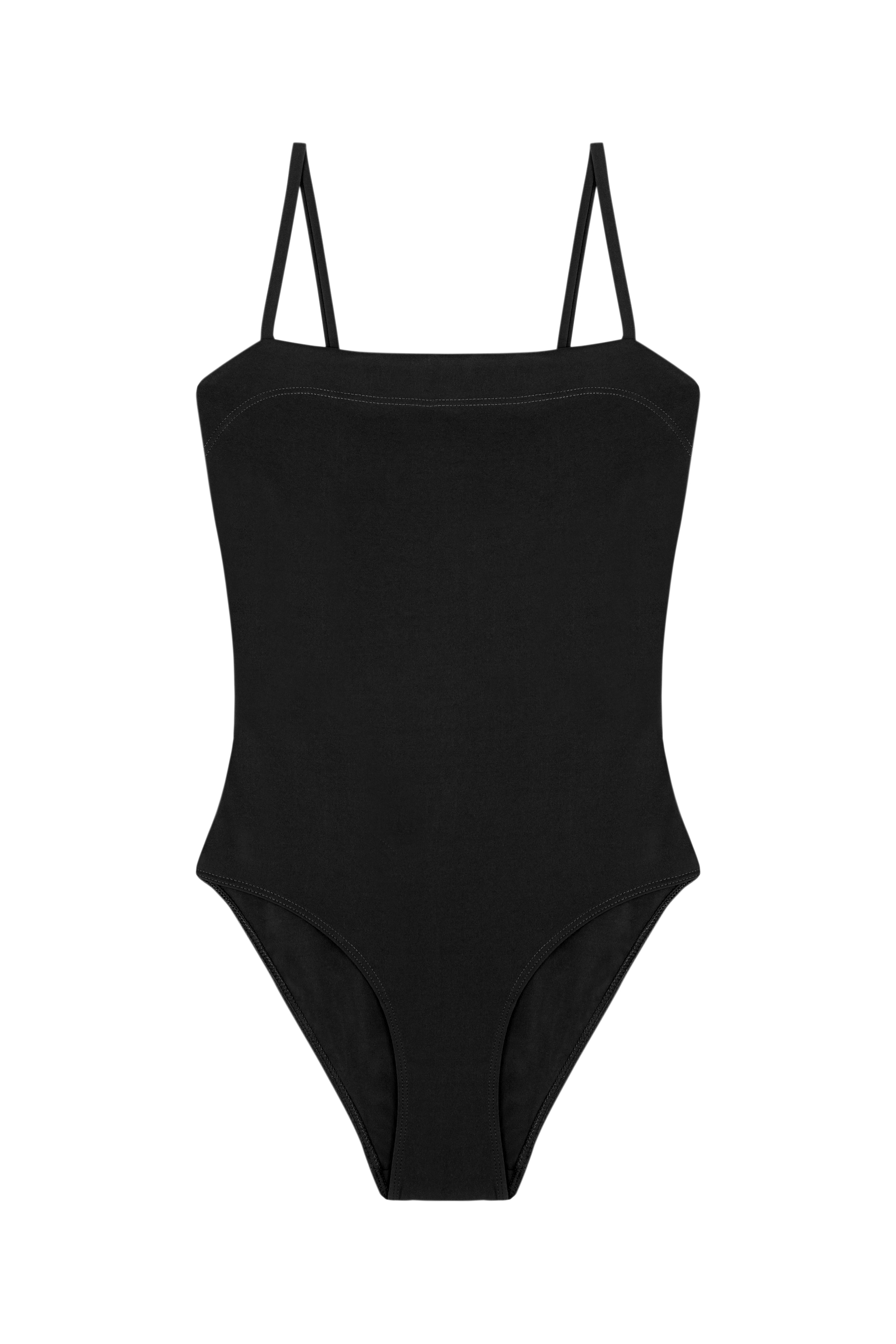 Straight-back swimsuit